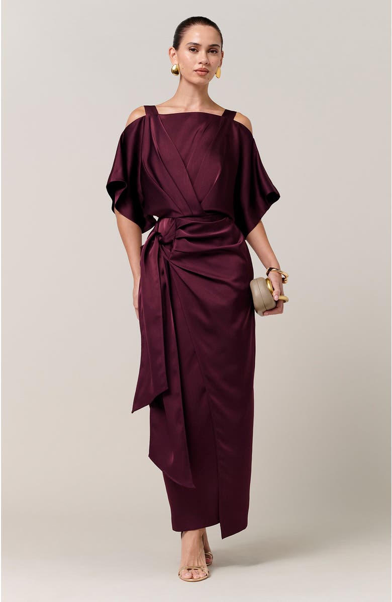 SAVEL Josylin Midi Dress, Main, color, Plum