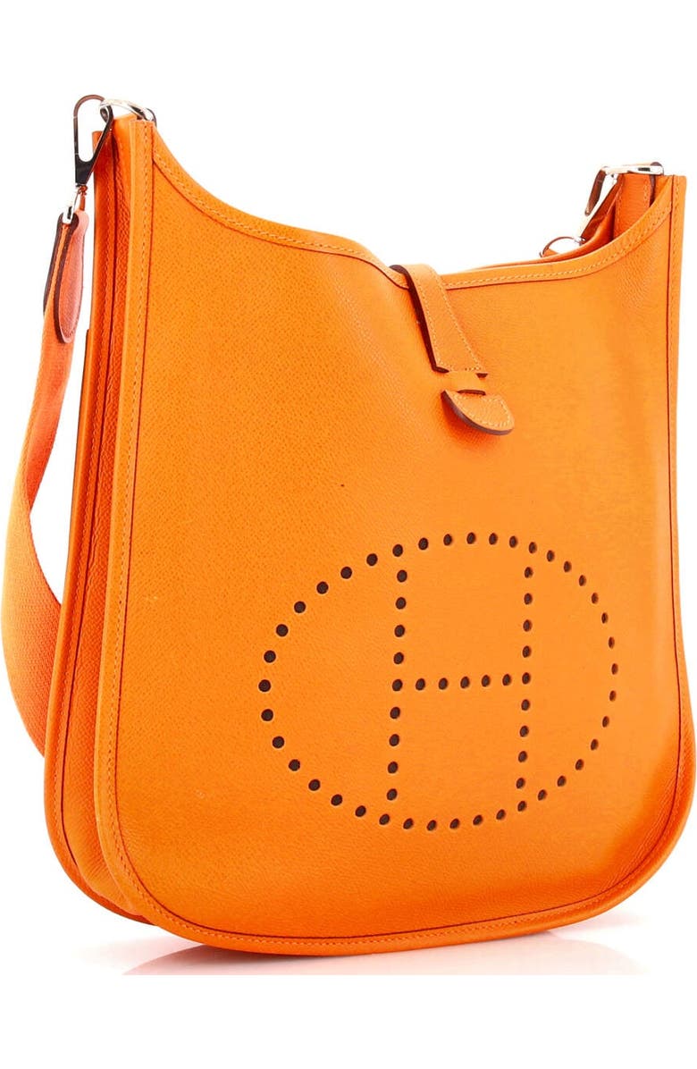 Pre-Owned Hermes Evelyne Bag Gen II Epsom PM, Alternate, color, Orange H