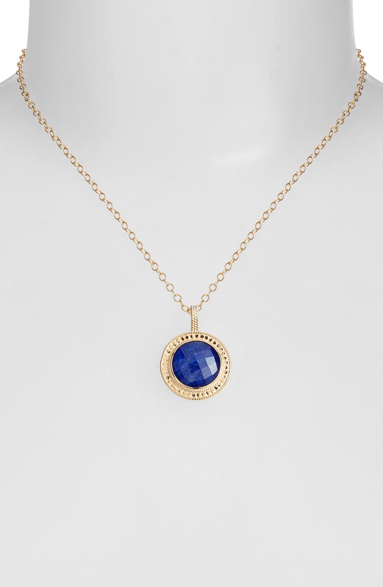 Anna Beck Lapis Lazuli Pendant Necklace, Alternate, color,