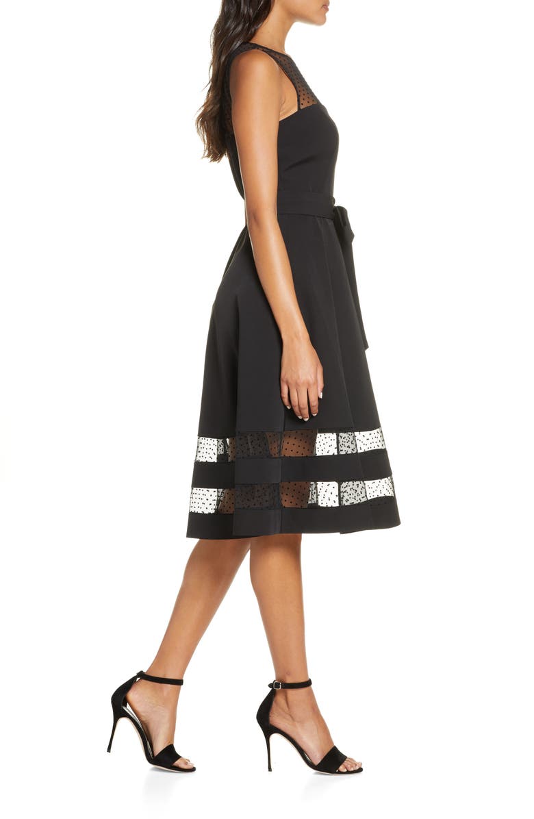 Eliza J Sleeveless Fit & Flare Party Dress, Alternate, color, 