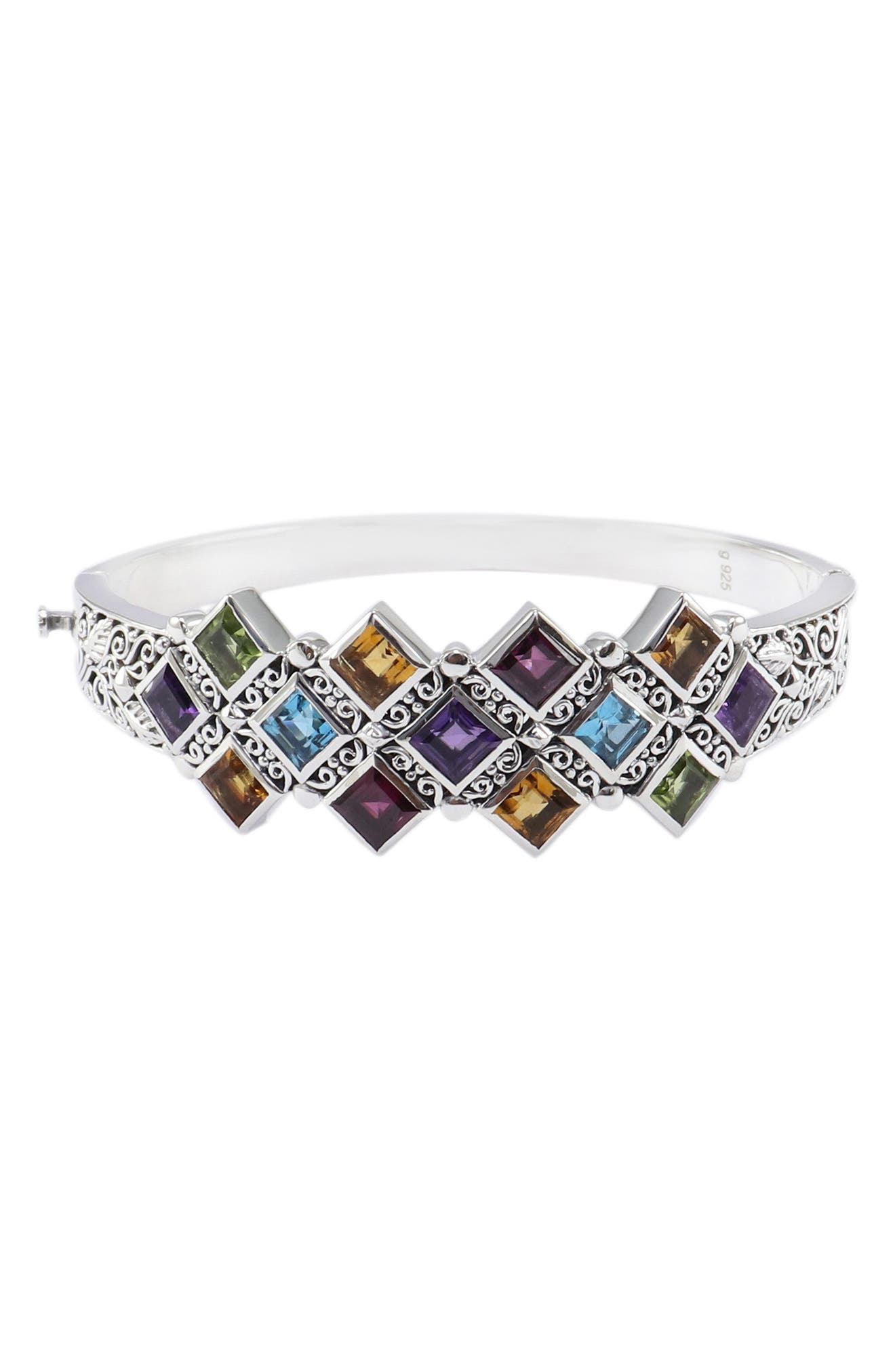 SAMUEL B. Multi-Stone Bangle Bracelet