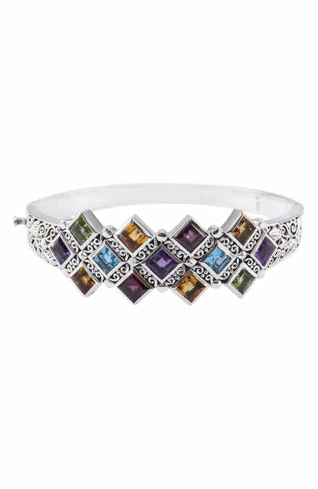 SAMUEL B. Multi-Stone Bangle Bracelet