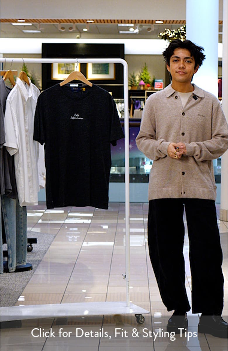 Logo Script Embroidered T-Shirt, sales video thumbnail