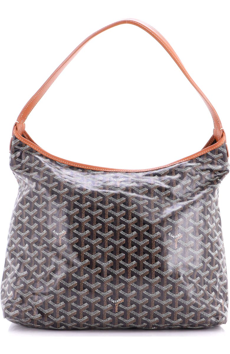 Pre-Owned Goyard Boheme Hobo Coated Canvas, Main, color, Print