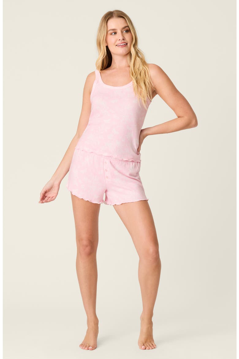 Peachy Mix & Match Tank Pajamas, Alternate, color, BABY PINK