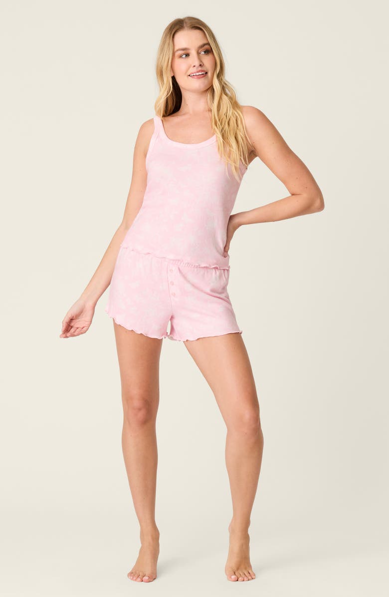 PJ Salvage Peachy Mix & Match Tank Pajamas, Alternate, color, Baby Pink
