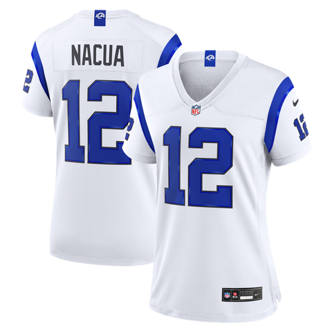 Women's Nike Puka Nacua Los Angeles Rams Fearsome White Game Jersey