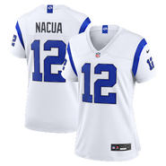 Nike Women's Nike Puka Nacua Los Angeles Rams Fearsome White Game Jersey
