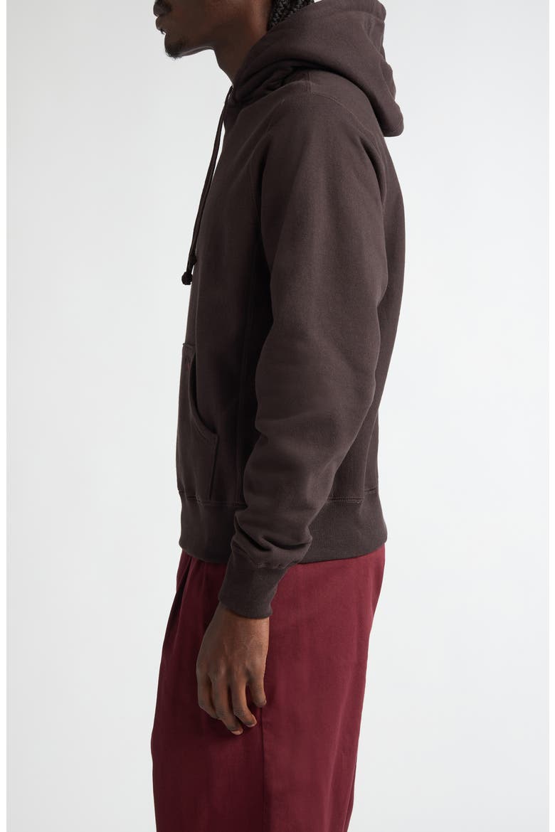 Classic Cotton Hoodie, Alternate, color, DARK BROWN