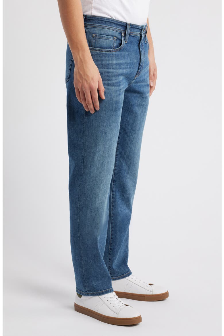 Straight Leg Stretch Jeans, Alternate, color, VINTAGE MEDIUM BLUE