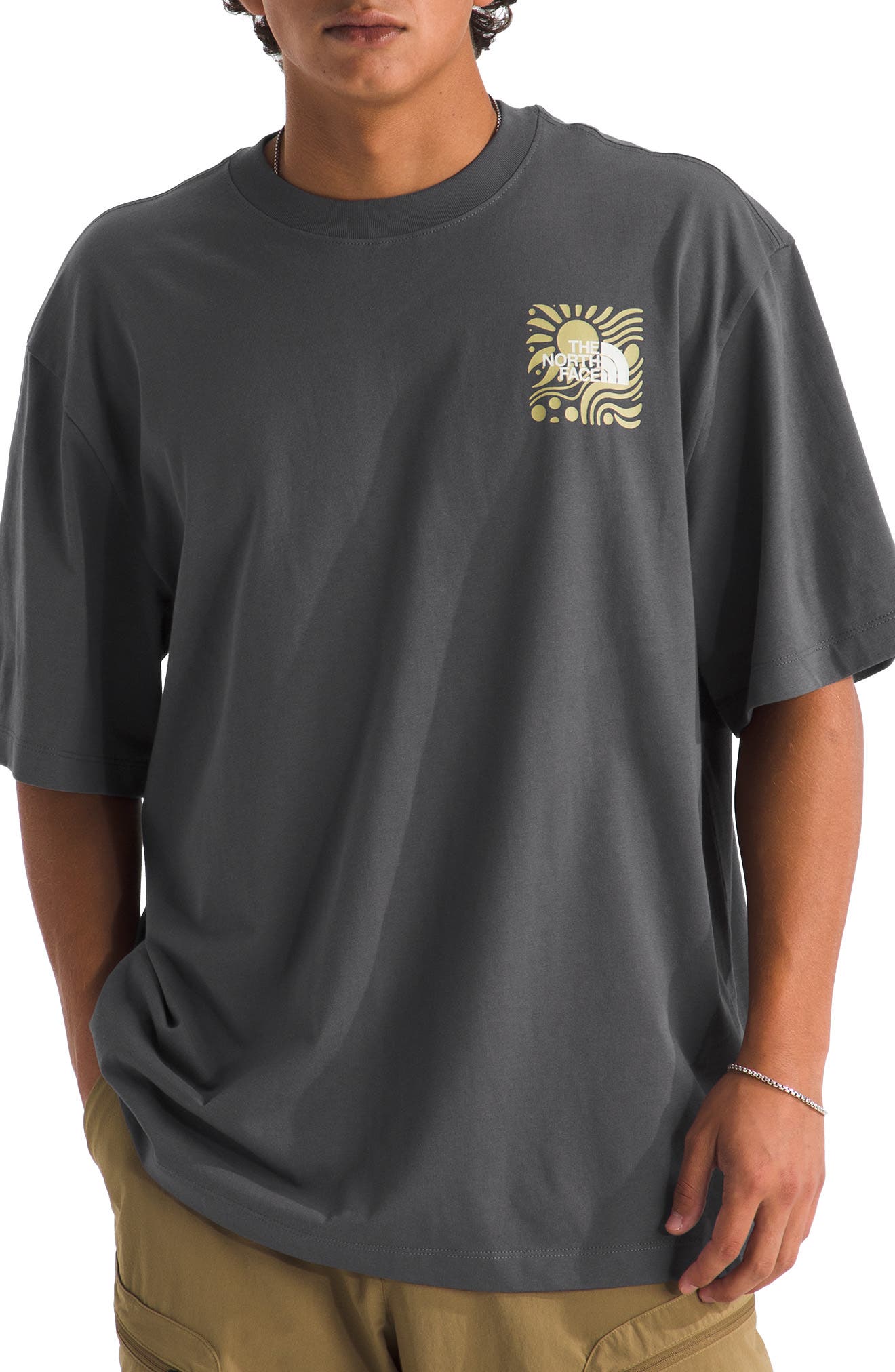 Sun Oversize Cotton Graphic T-Shirt