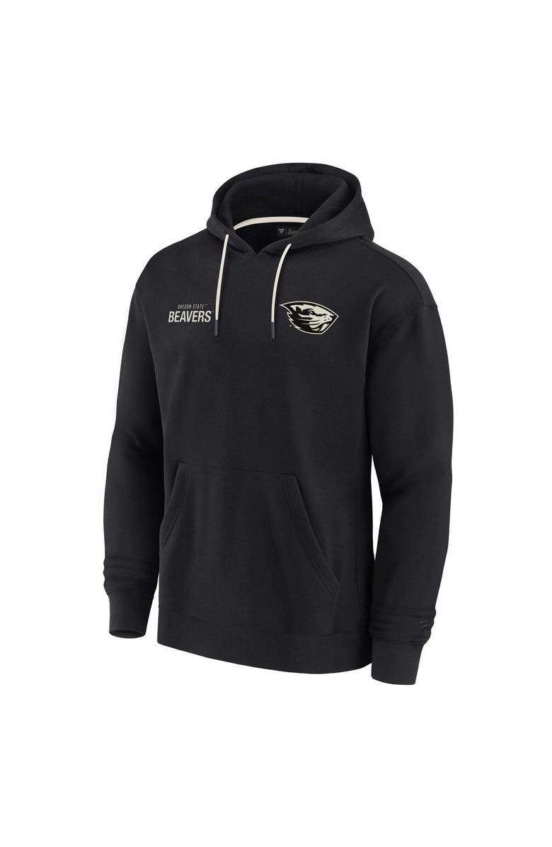 Fanatics Signature Unisex Fanatics Signature Black Oregon State Beavers Elements Super Soft Fleece Pullover Hoodie, Alternate, color, Black