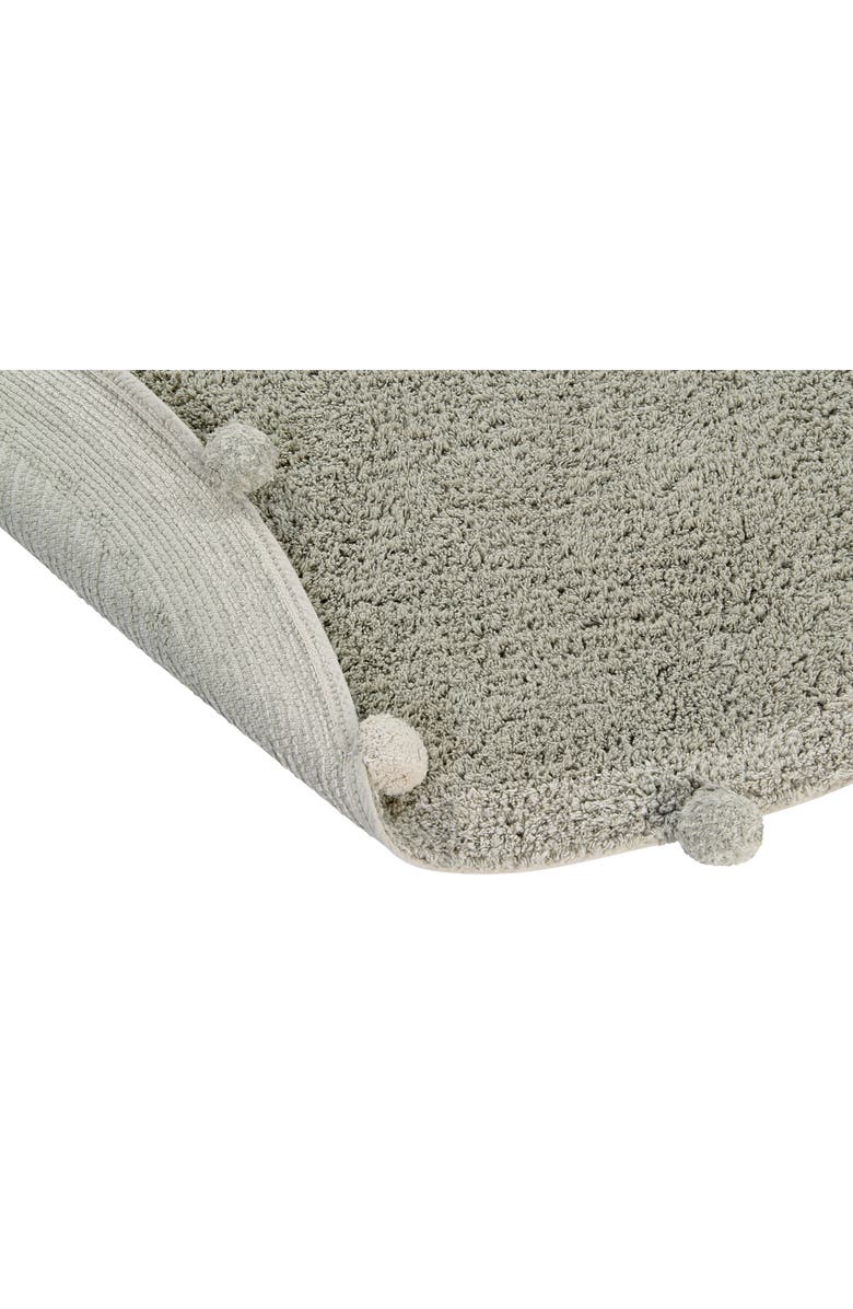 Lorena Canals Bubbly Washable Cotton Area Rug, Alternate, color, Olive Natural