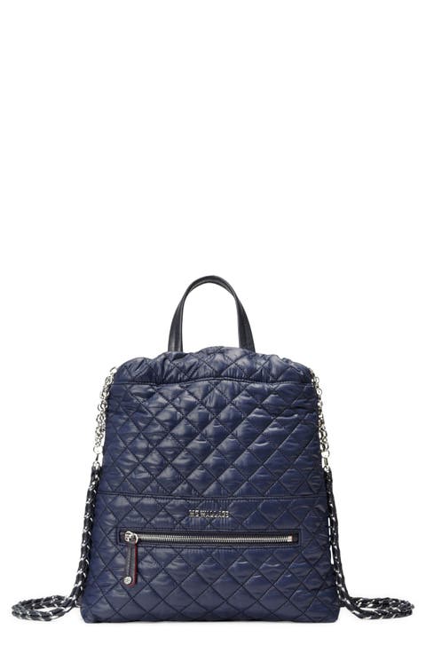 Crosby Audrey Quilted Nylon Backpack
