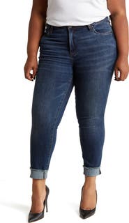KUT from the Kloth Ascher Cuffed Ankle Straight Leg Jeans