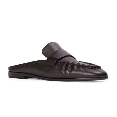 Black Suede Studio Gabby Loafer In Black
