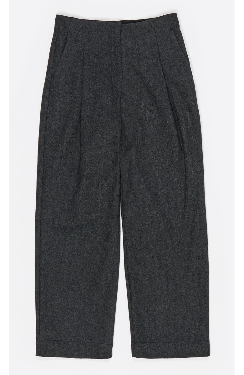 Bimba y Lola Tailored Carrot-Fit Trousers, Alternate, color, Dark Grey