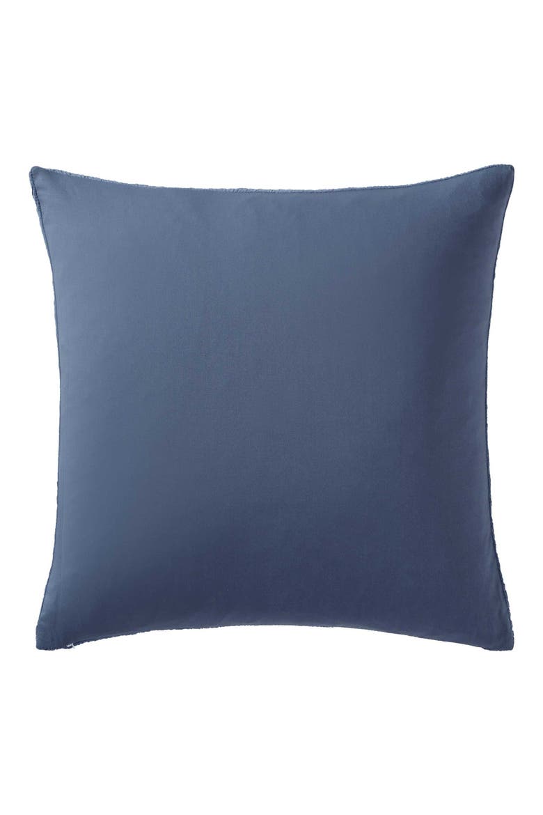 Wave Texture Square Accent Pillow, Alternate, color, DARK BLUE