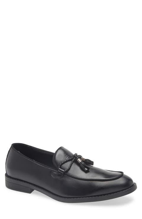 Tassel Faux Leather Loafer (Men)