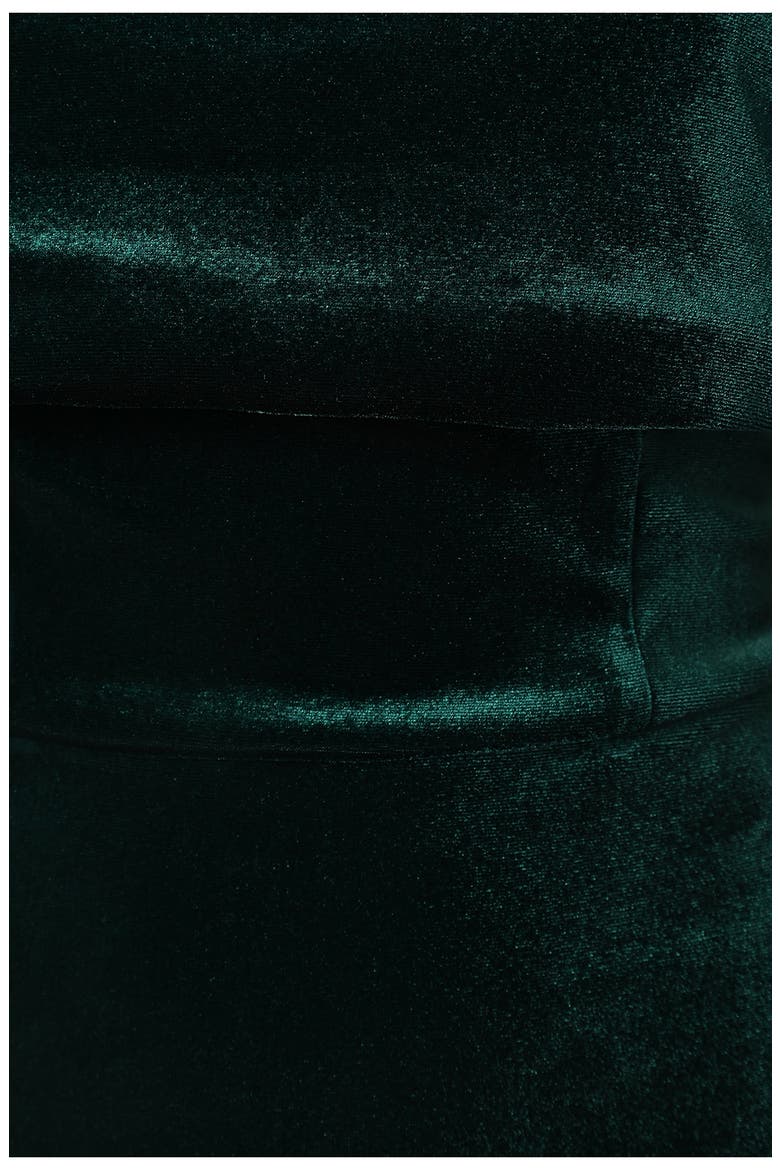 Adair Off the Shoulder Mermaid Gown, Alternate, color, EMERALD GREEN