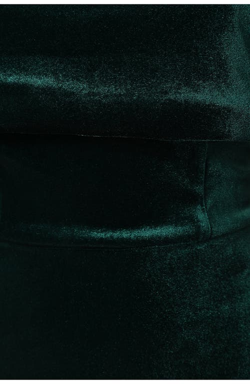 Petal And Pup Petal & Pup Adair Off The Shoulder Mermaid Gown In Green