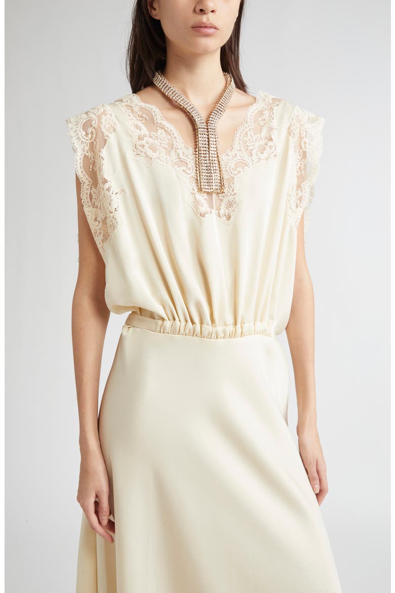 Crystal Chain Tassel Collar Necklace, Alternate, color, GOLD / CRYSTAL