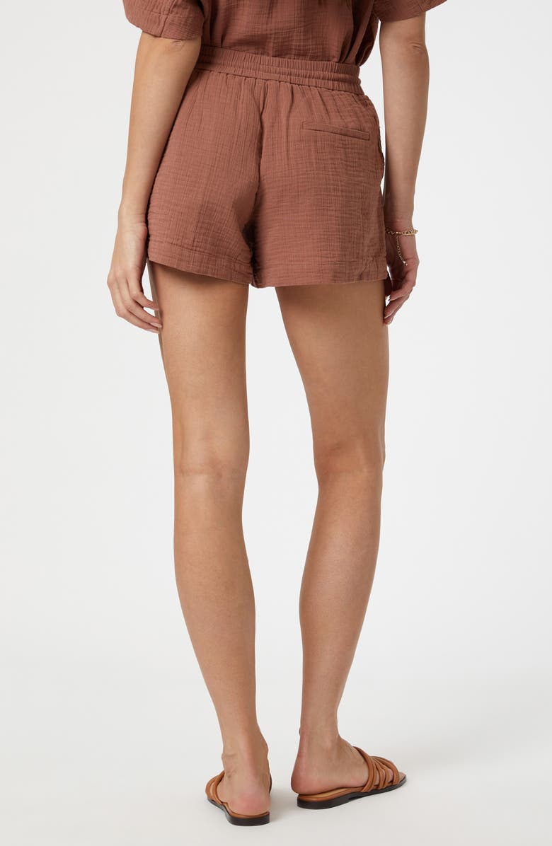 Mavi Jeans Cotton Gauze Drawstring Shorts, Alternate, color,