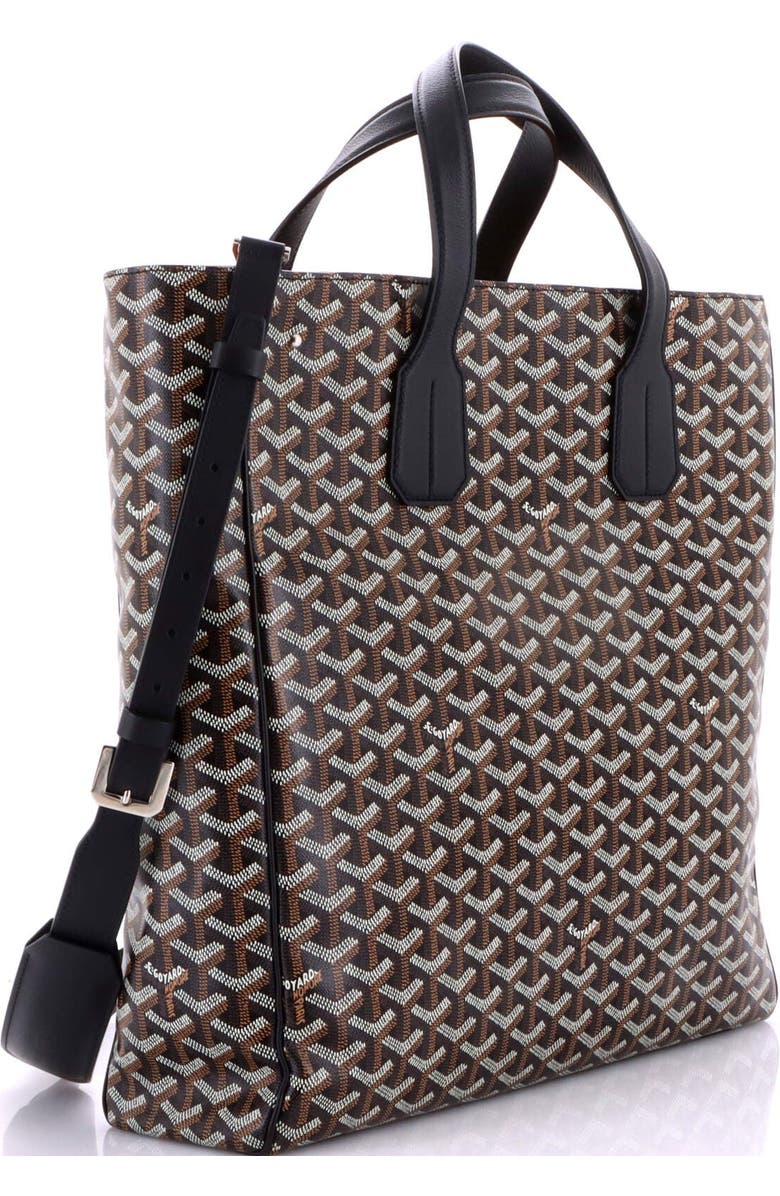Pre-Owned Goyard Voltaire III Tote Coated Canvas, Alternate, color, Black