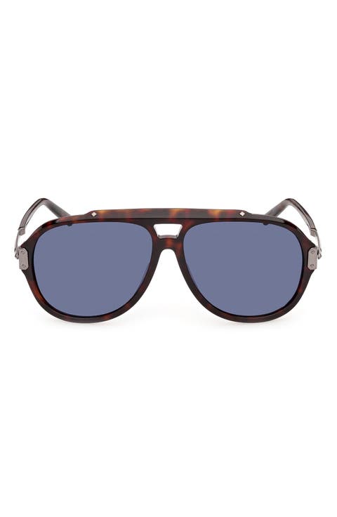 59mm Pilot Sunglasses