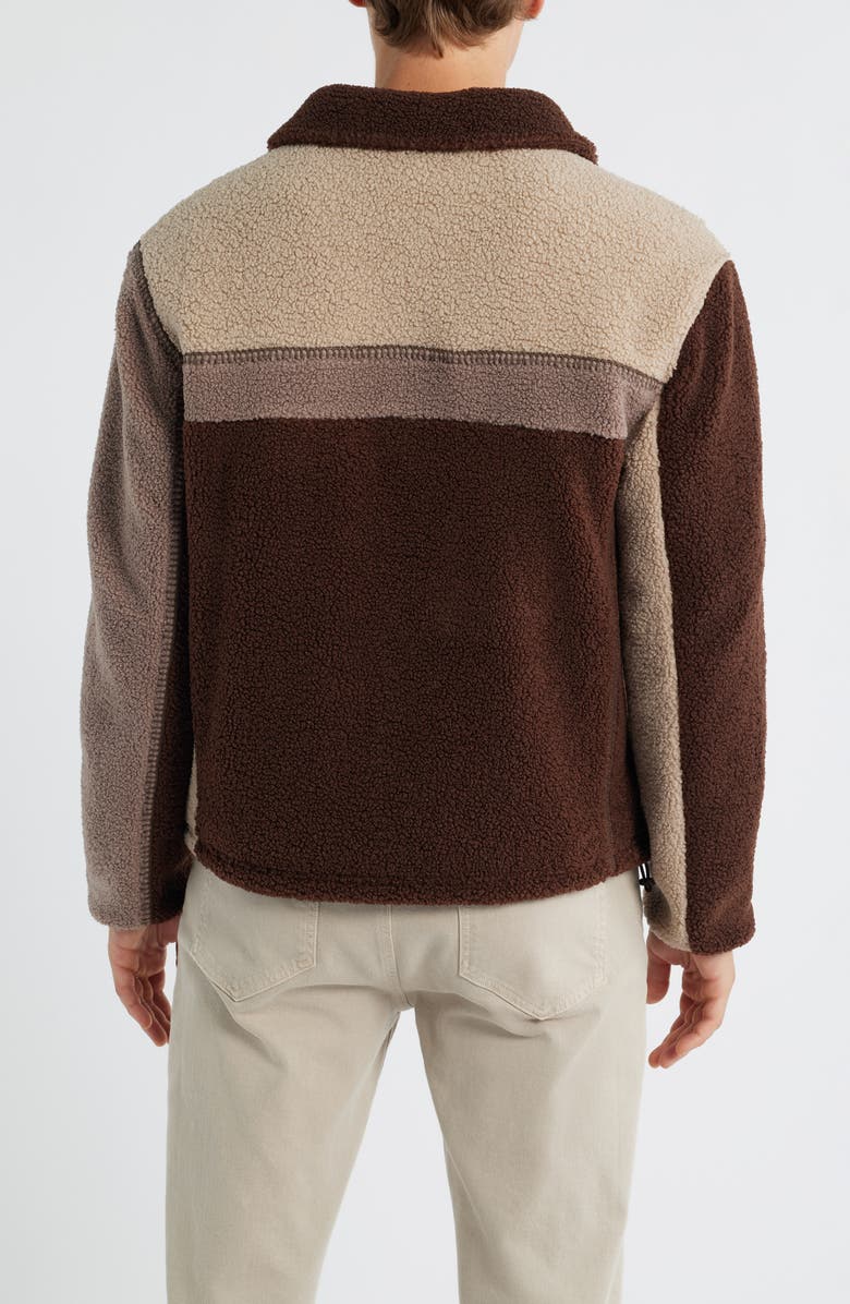 UGG<sup>®</sup> Lachlan UGGfluff Shirt Jacket, Alternate, color, Cola Multi