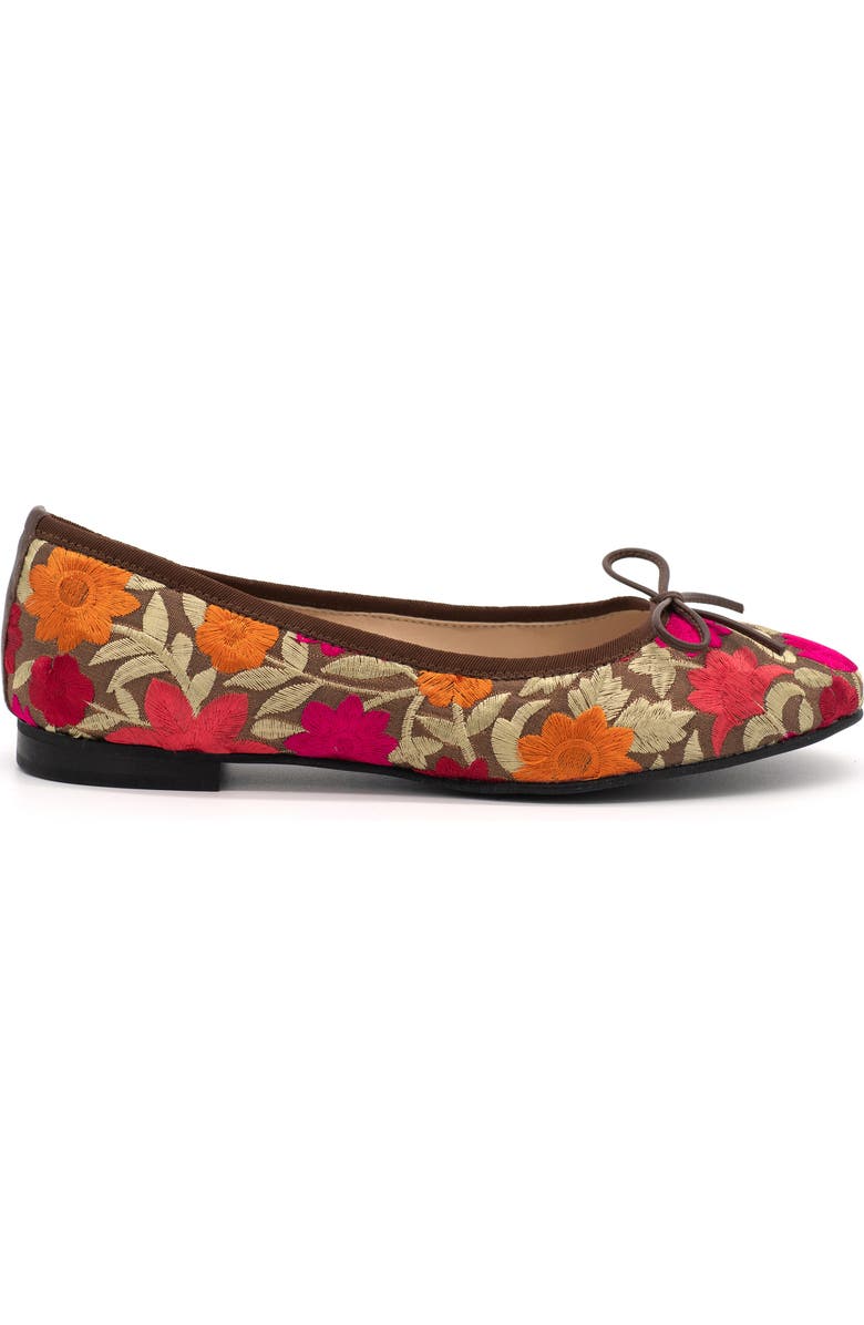 Butter Shoes Pavlova Embroidered Floral Ballet Flat, Alternate, color,