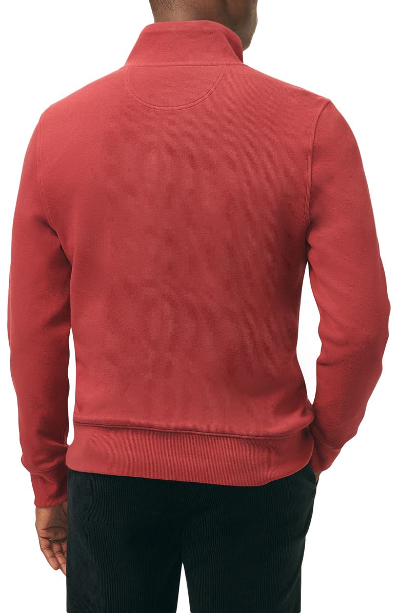 Brooks Brothers Cotton Half Zip Pullover, Alternate, color, 