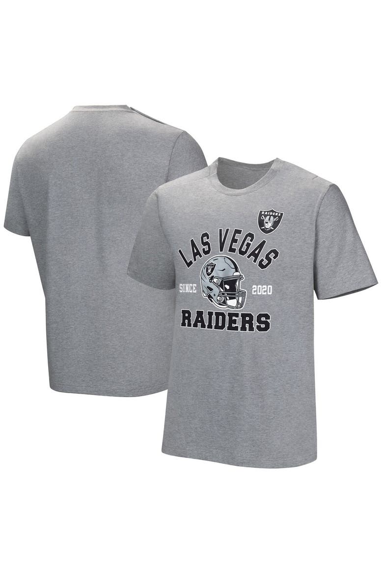 Men's  Gray Las Vegas Raiders Tackle Adaptive T-Shirt, Alternate, color, Gray