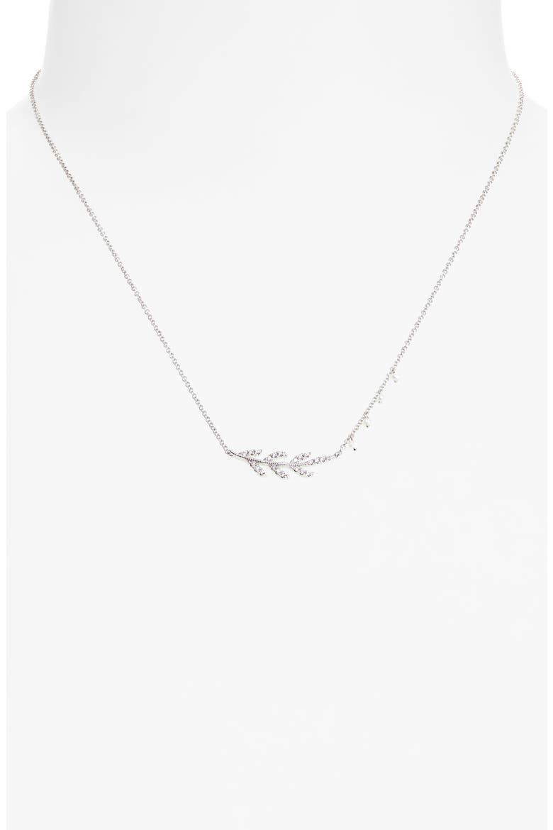 Diamond Pendant Necklace, Alternate, color, WHITE GOLD