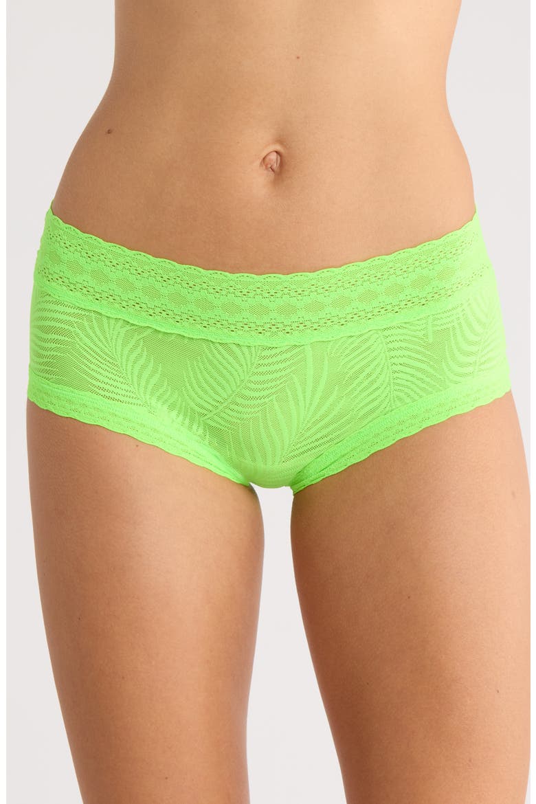 Allover Lace Hipster Briefs, Main, color, LIMEADE
