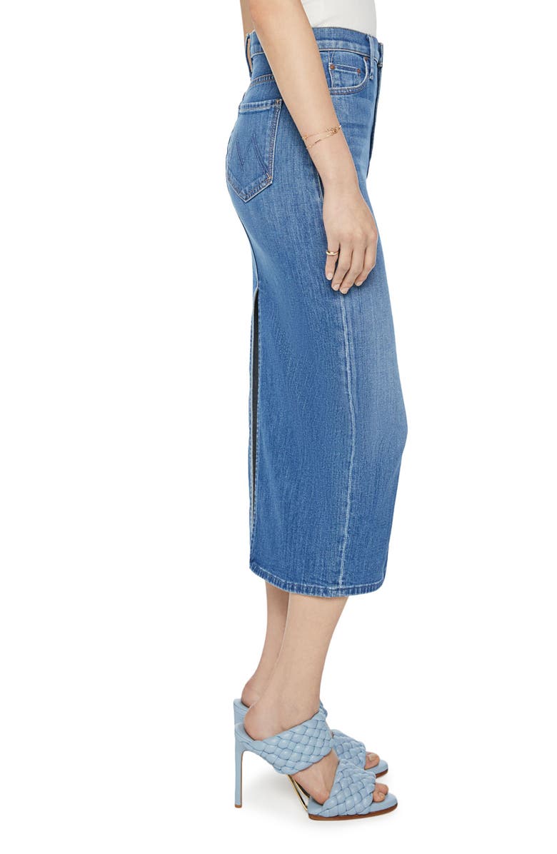 MOTHER The Pencil Pusher Denim Skirt, Alternate, color, 