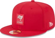 New Era Men's New Era Red Tampa Bay Buccaneers 2025 Sideline 59FIFTY Fitted Hat