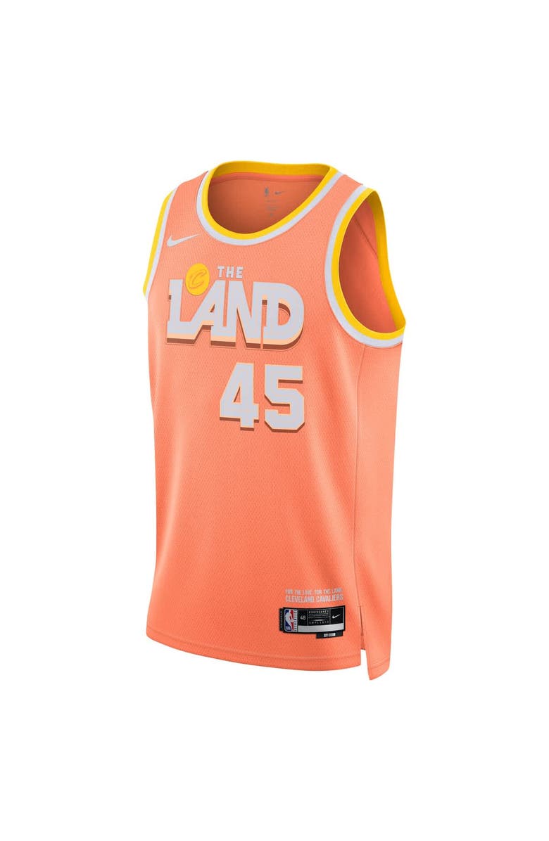 Nike Unisex Nike Donovan Mitchell Orange Cleveland Cavaliers 2025/26 Swingman Jersey - City Edition, Alternate, color, Orange
