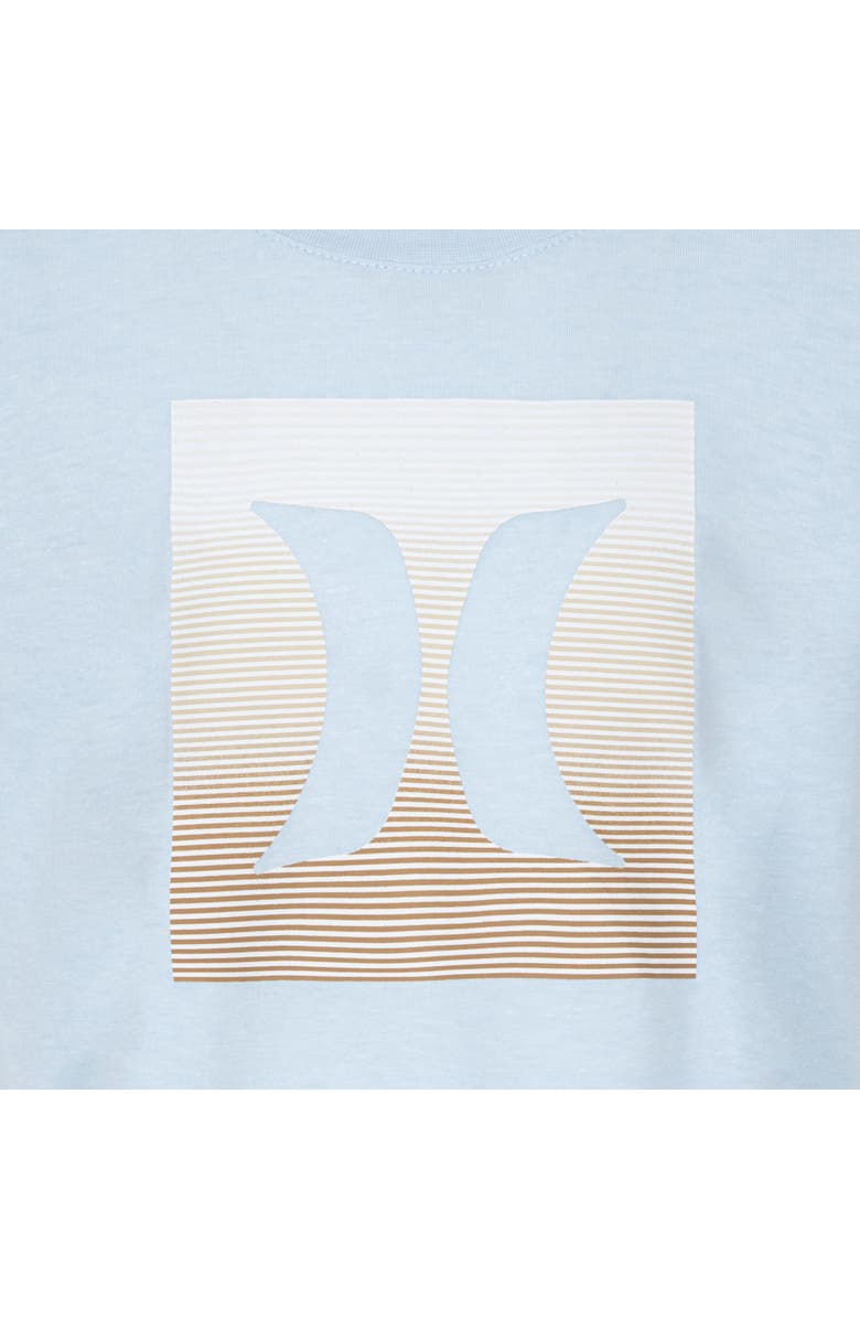 Hurley Kids' Icon Ombré T-Shirt & Woven Shorts Set, Alternate, color, 