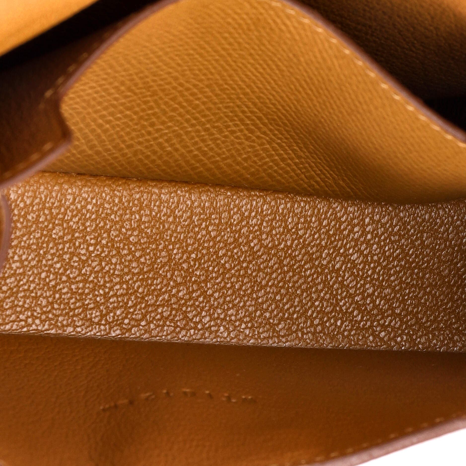 Pre-Owned Hermes Kelly Multi Pocket To Go Pouch Epsom, Alternate, color, Gold