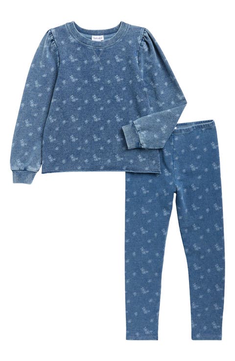 Kids' Bloom Kissed Top & Leggings Set (Toddler & Little Kid)
