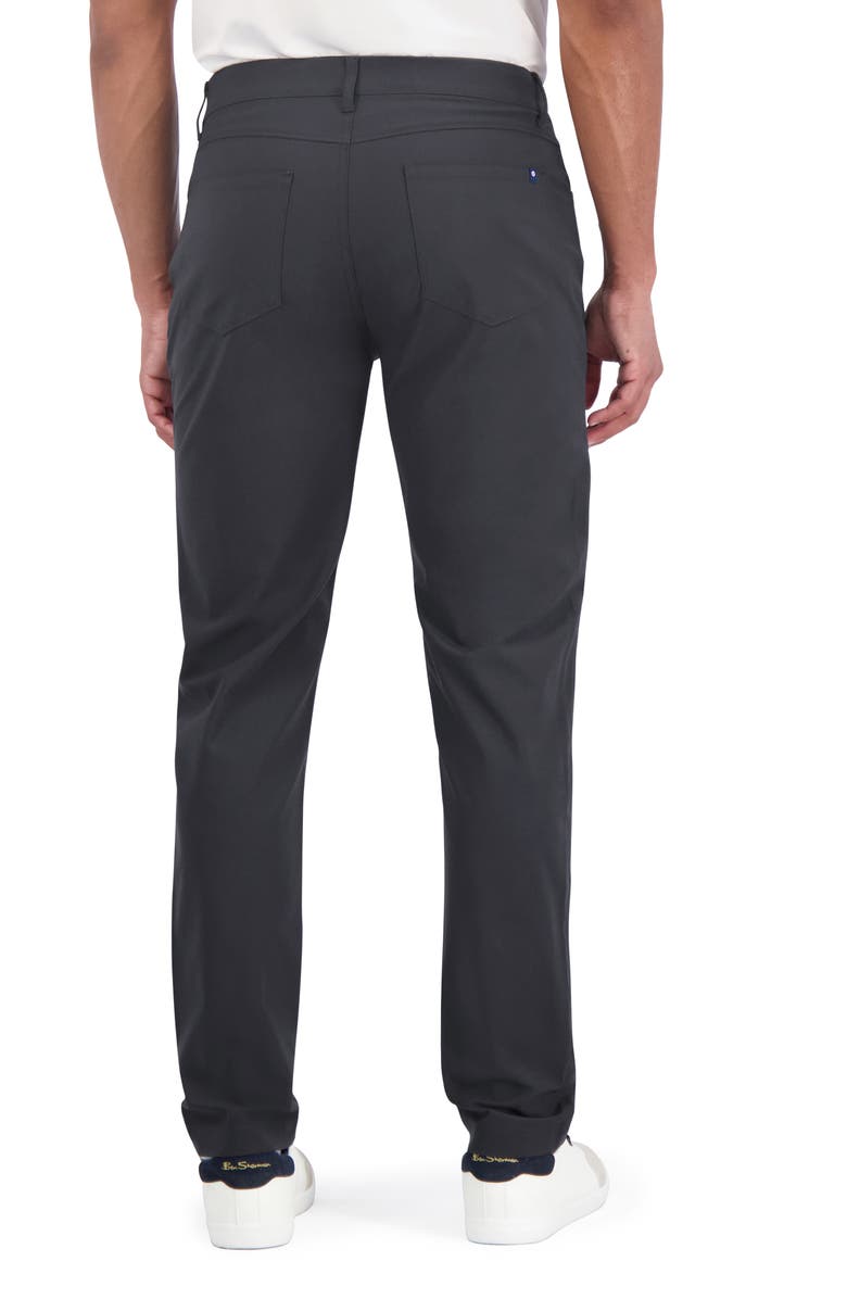 Ben Sherman Solid 4-Way-Stretch Tech Golf Pants, Alternate, color, Dark Grey