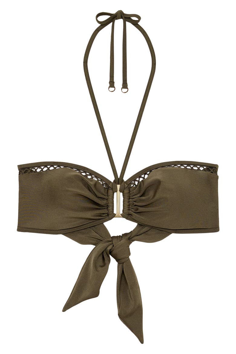 Janina Bikini Top, Alternate, color, KHAKI GREEN