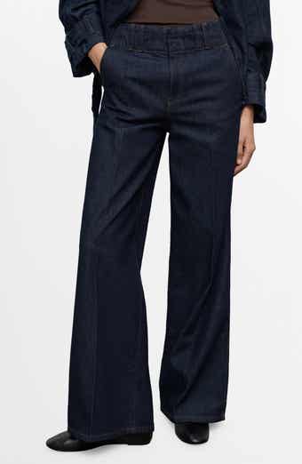 MANGO Wide Leg Trouser Jeans