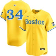 Nike Men's Nike David Ortiz Gold Boston Red Sox City Connect Retired Player Jersey