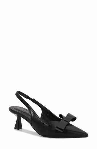 Calliope Asymmetric Bow Slingback Pump