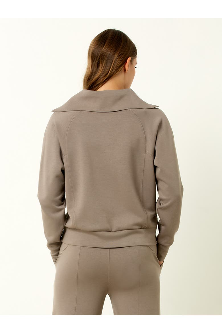 Ultra Soft 1/4 Zip Pullover, Alternate, color, Walnut