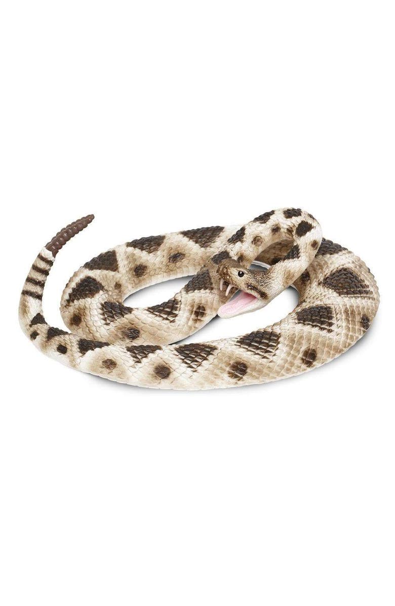 Safari Ltd. Eastern Diamondback Rattlesnake  Toy, Main, color, NO COLOR
