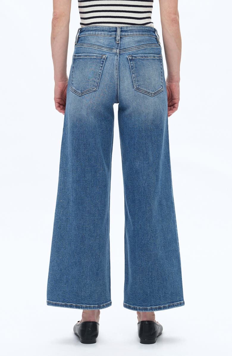 Bayeas Lisa Ankle Wide Leg Jeans, Alternate, color, Medium Blue