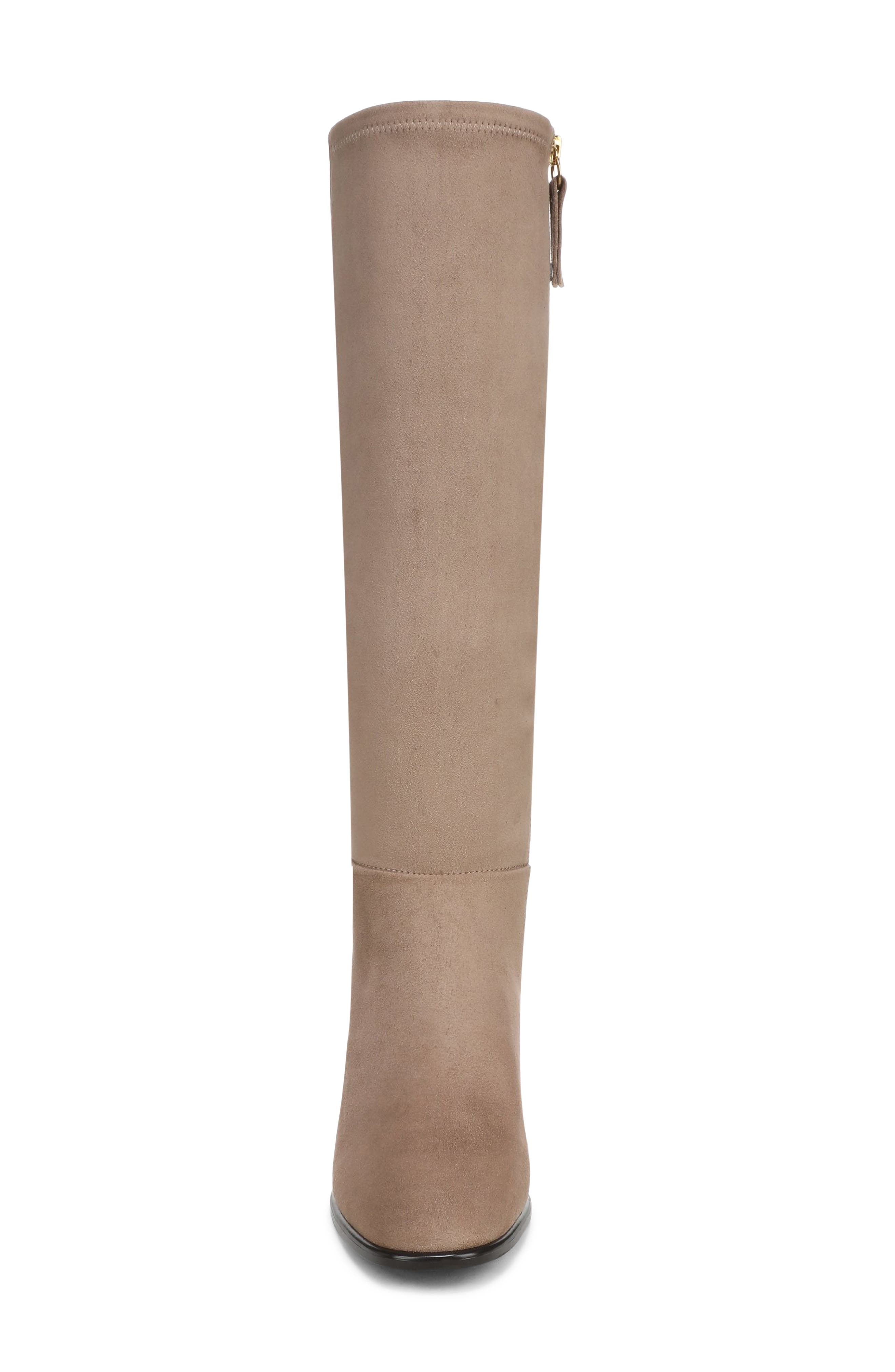 Augusta Tall Block Heel Boot, Alternate, color, TRUFFLE SUEDE